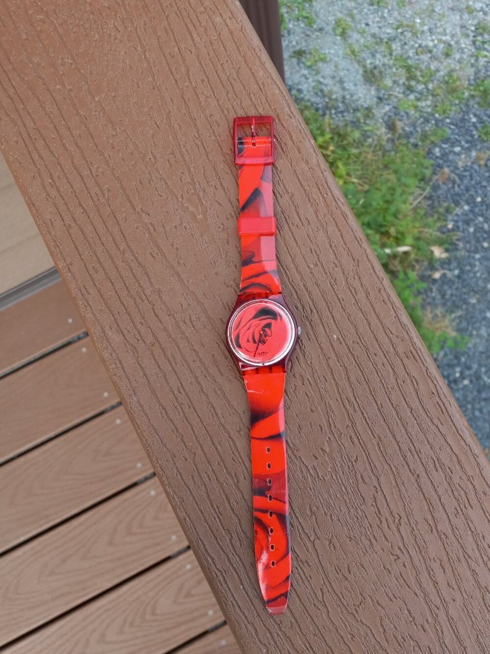 Vintage Swatch Watch The Rose Watch RUNS AND KEEPS TIME